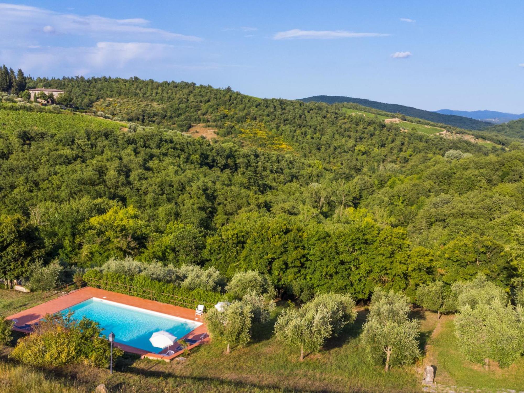 Holiday Home Cerretino - Tettoia By Interhome Castellina in Chianti Kültér fotó