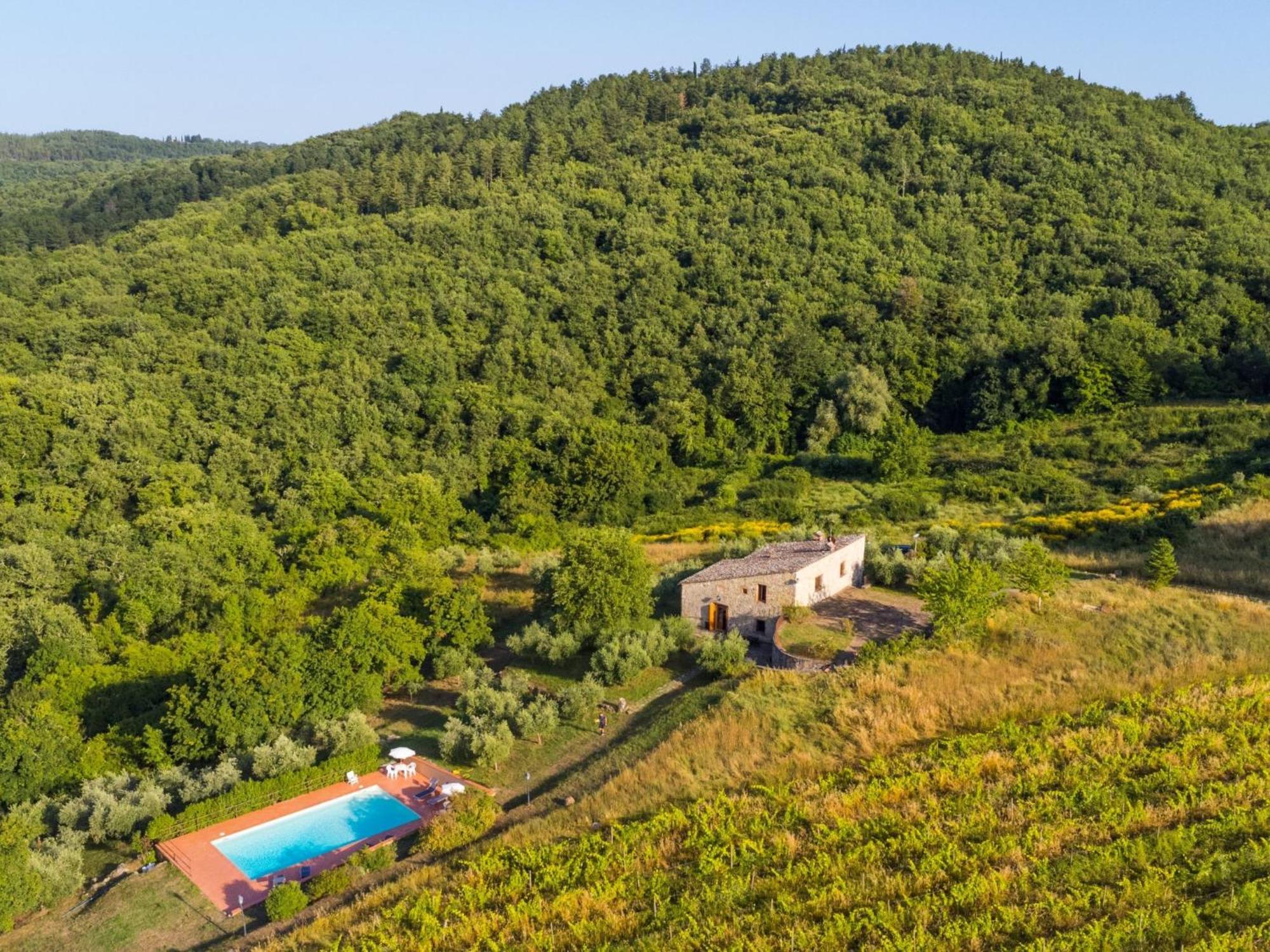 Holiday Home Cerretino - Tettoia By Interhome Castellina in Chianti Kültér fotó