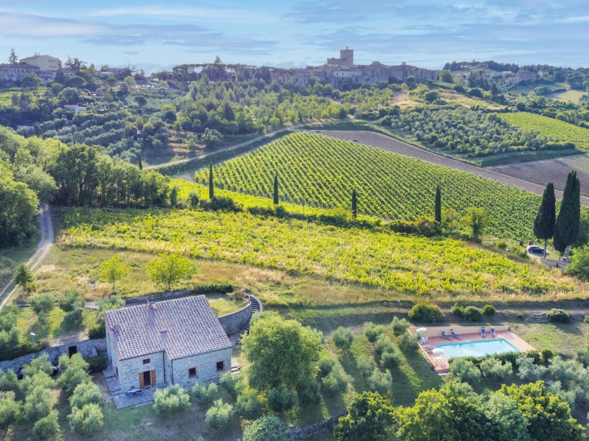 Holiday Home Cerretino - Tettoia By Interhome Castellina in Chianti Kültér fotó